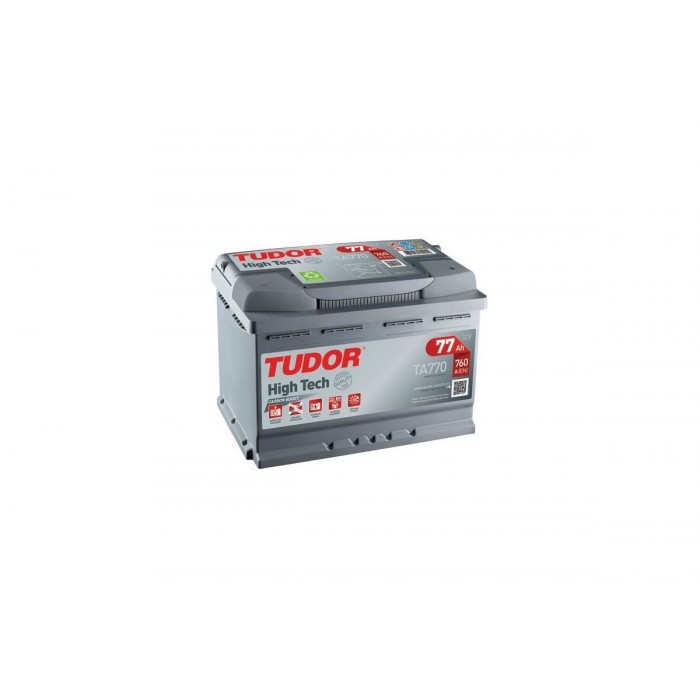 Аккумулятор Tudor High-Tech 77R (760A 278x175x190) TA770