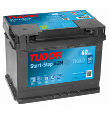 Аккумулятор Tudor Start-Stop AGM 60R (680A 242x175x190) TK600