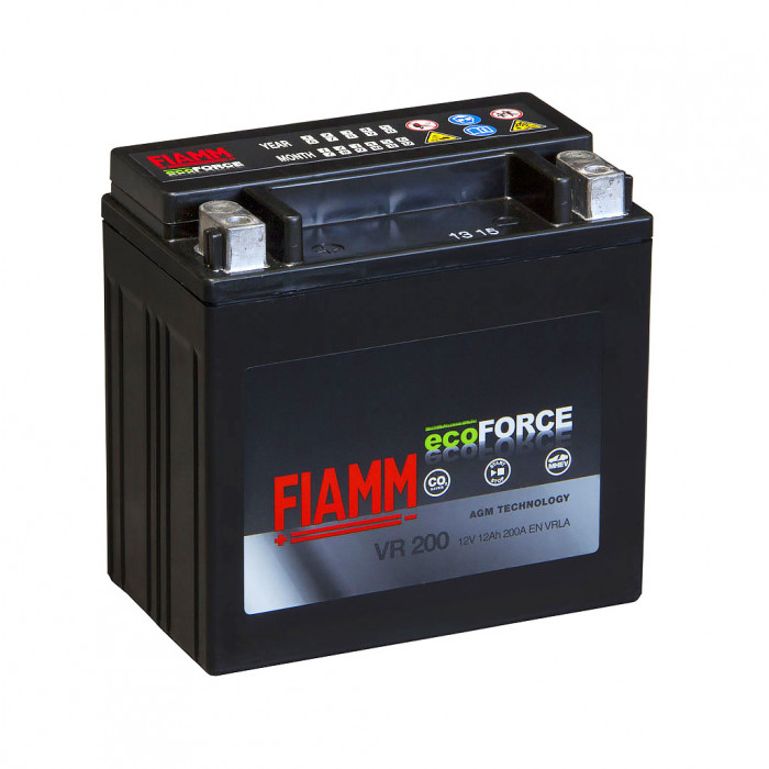 Аккумулятор Fiamm Ecoforce AGM 12 Ач 200А прям. пол. (150x87x145) BTX14 VR200