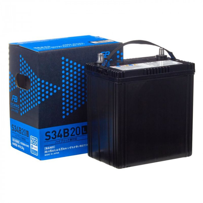Аккумулятор Furukawa Battery HV S34B20L 35Ач 270А 196x128x227 обр. пол. AGM START/STOP