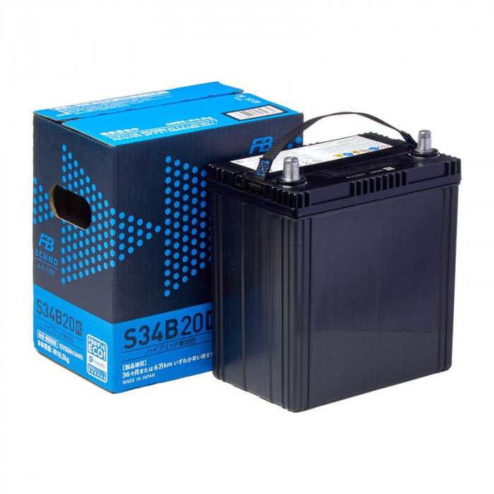 Аккумулятор Furukawa Battery HV S34B20R 35Ач 270А 196x128x227 пр. пол.  AGM START/STOP