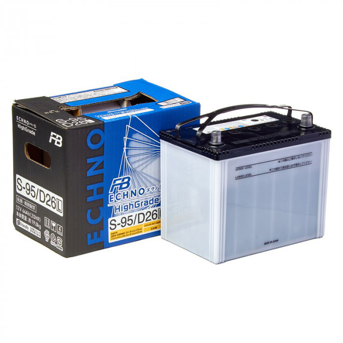 Аккумулятор Furukawa Battery ECHNO IS S-95/D26L 64Ач 680А 257x170x227 обр. пол. EFB START/STOP