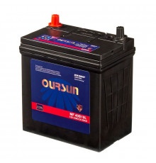 Аккумулятор OURSUN JIS MF 40B19L 38Ач 330А 196x128x222 обр. пол.