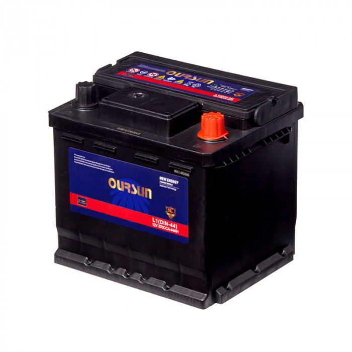 Аккумулятор OURSUN  L1 (-44) 44Ач 370А 206x174x190 обр. пол.
