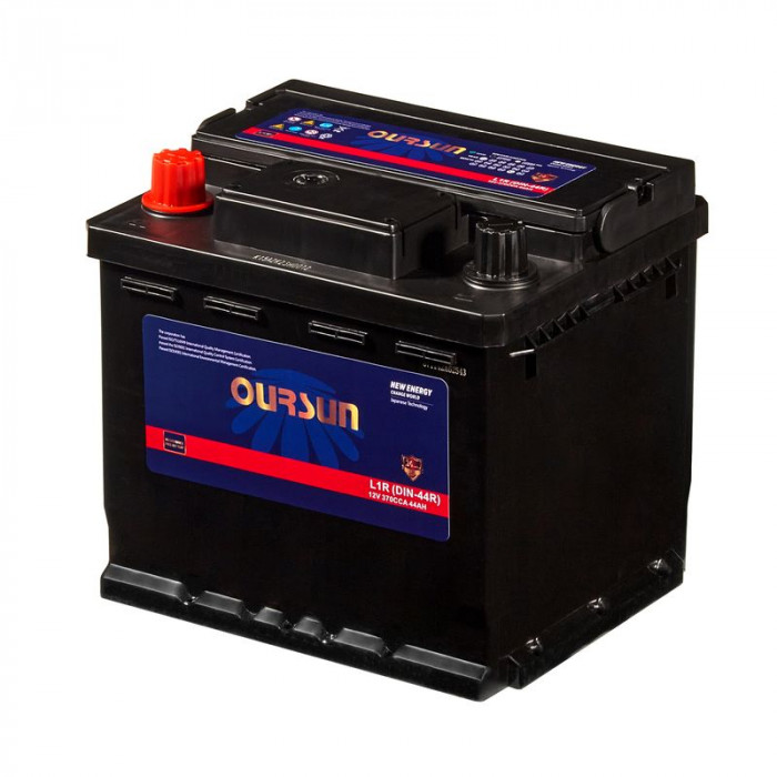 Аккумулятор OURSUN  L1R (-44R) 44Ач 370А 206x174x190 пр. пол.