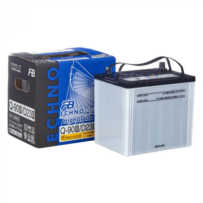Аккумулятор Furukawa Battery ECHNO IS Q-90/D23R 61Ач 570А 230x169x227 пр. пол.  EFB START/STOP