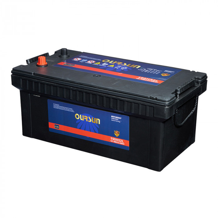 Аккумулятор OURSUN JIS 190G52L 200Ач 509А 509x264x237 обр. пол.