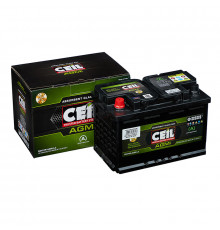 Аккумулятор CEIL  AGM 74-AGM-L3 R 74Ач 760А 278x175x190  пр. пол.  AGM START/STOP