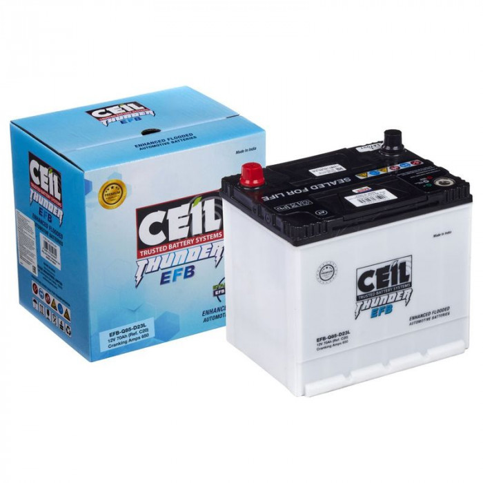 Аккумулятор CEIL JIS EFB-Q85-D23L 70Ач 650А 232x172x225  обр. пол. EFB START/STOP
