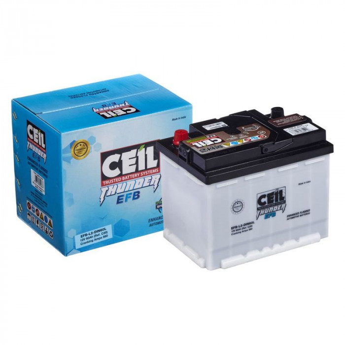 Аккумулятор CEIL  EFB-L2-60L 60Ач 560А 243x175x190  обр. пол. EFB START/STOP