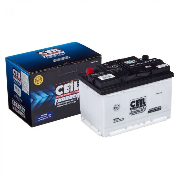 Аккумулятор CEIL 74L (L3) 74Ач 750А 278x175x190  обр. пол.