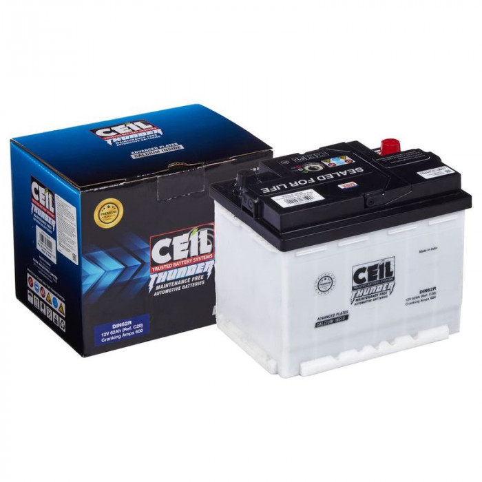 Аккумулятор CEIL 62R (L2R) 62Ач 600А 242x175x190  пр. пол.