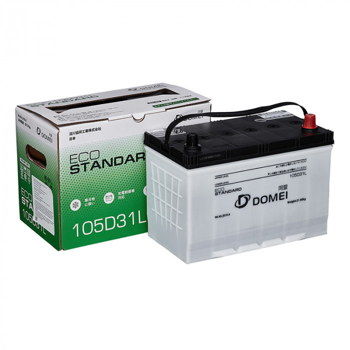 Аккумулятор DOMEI Eco STANDARD 105D31L 90Ач 810А 304x173x220  обр. пол.