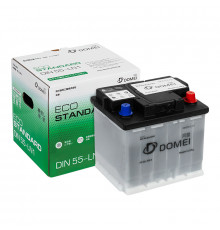 Аккумулятор DOMEI Eco STANDARD  55 - LN1 55Ач 450А 207x175x190  обр. пол.