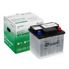 Аккумулятор DOMEI Eco STANDARD  55 - LN1 55Ач 450А 207x175x190  обр. пол.