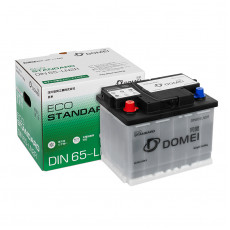Аккумулятор DOMEI Eco STANDARD  65 - LN2R 65Ач 620А 242x175x190  пр. пол.