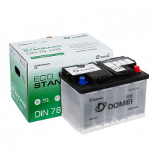 Аккумулятор DOMEI Eco STANDARD  78 - LN3 78Ач 750А 278x175x190  обр. пол.