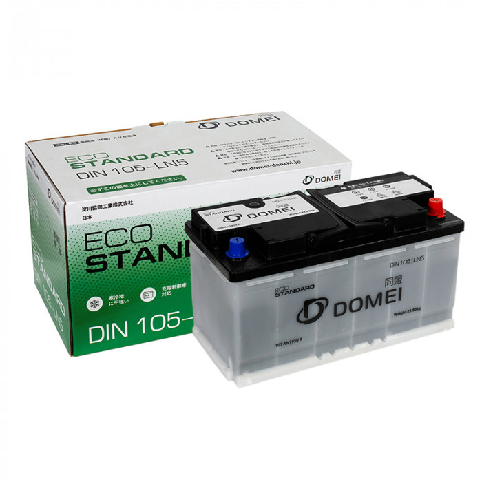 Аккумулятор DOMEI Eco STANDARD  105 - LN5R 105Ач 950А 353x175x190  обр. пол.