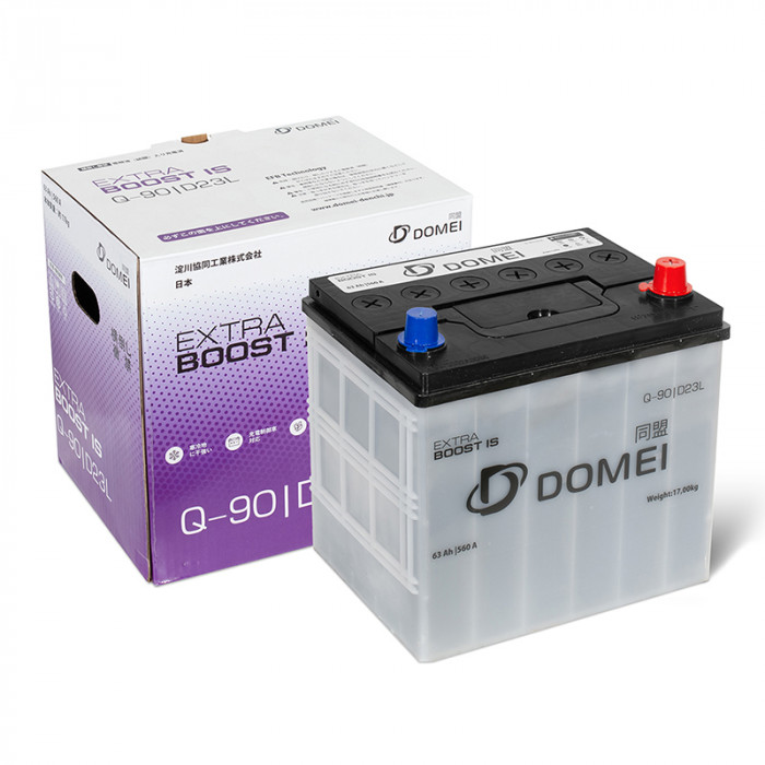Аккумулятор DOMEI Extra BOOST IS Q-90/D23L 63Ач 560А 230x172x225  обр. пол. EFB START/STOP