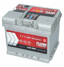 Аккумулятор Fiamm Titanium Pro 50 Ач 520A обр. пол. (207x175x175) низк. L1B 50P