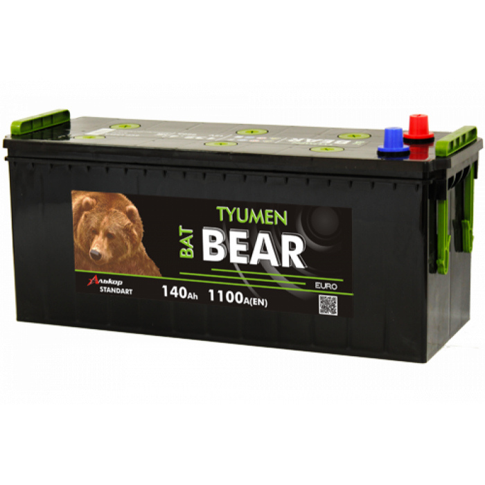 Аккумулятор Tyumen BatBear 140 рус 1100А 513х189х226
