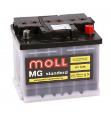 Аккумулятор Moll MG Standard 50R 430A 207x175x175