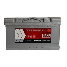Аккумулятор Fiamm Titanium Pro 85 Ач 760A обр. пол. (315x175x175) низк. L4B 85P