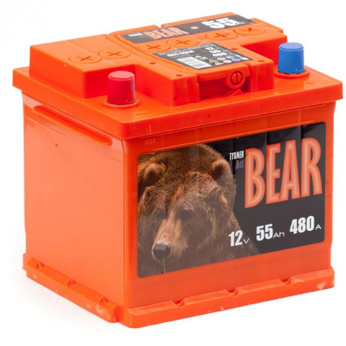 Аккумулятор Tyumen BatBear 6СТ-55 LA (к) 12V 55Ач о/п 480А (207x175x190)
