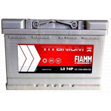 Аккумулятор Fiamm Titanium Pro 74 Ач 680A обр. пол. (278x175x190) L3 74P
