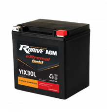 Аккумулятор RDrive YIX30L-BS 12V 30Ah 440А AGM обр. (169x125x175) eXtremal GOLD