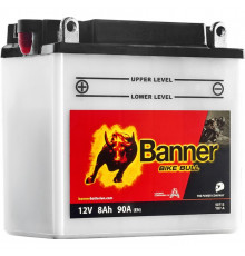 Аккумулятор Banner Bike Bull Classic 50713 YB7-A 12V 8 Ач прям. пол. 90А (135x75x133) сухозаряж.