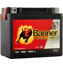 Аккумулятор Banner Bike Bull AGM 51012 10 Ач обр. пол. 160А (150x87x130) YTX12-BS сухозаряж.
