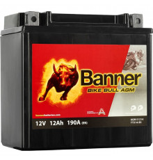 Аккумулятор Banner Bike Bull AGM 51214 YTX14-BS 12 Ач прям. пол. 190А (150x87x146) сухозаряж.