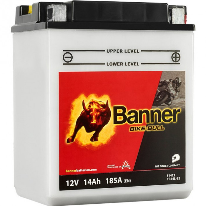Аккумулятор Banner Bike Bull 12V 14Ah 185A (134x89x166) 514 13 / YB14L-B2