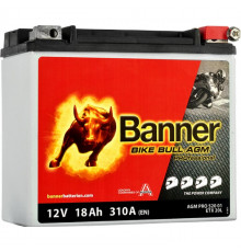 Аккумулятор Banner Bike Bull AGM PROfessional 52001 ETX20L 18 Ач обр. пол. 310А (175x88x155)