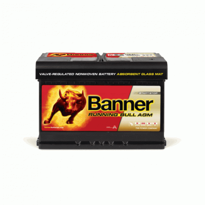Аккумулятор BANNER Running Bull AGM Start-Stop (570 01) 70R 720A 278x175x190