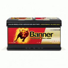 Аккумулятор BANNER Running Bull AGM Start-Stop (592 01) 92R 850A 354x175x190
