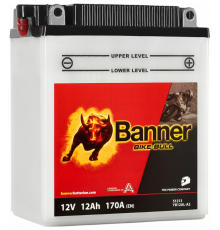 Аккумулятор Banner Bike Bull 51213 12V 12 Ач обр. пол. 170А (134x80x160) YB12A-A2 сухозаряж.
