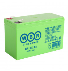 Аккумулятор WBR GP 1272 F2 12V 7.2 Ah (151х65х102)