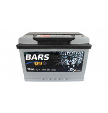 Аккумулятор Bars EFB 70 Ач обр. пол. 700А (278x175x190)