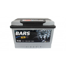 Аккумулятор Bars EFB 70 Ач обр. пол. 700А (278x175x190)