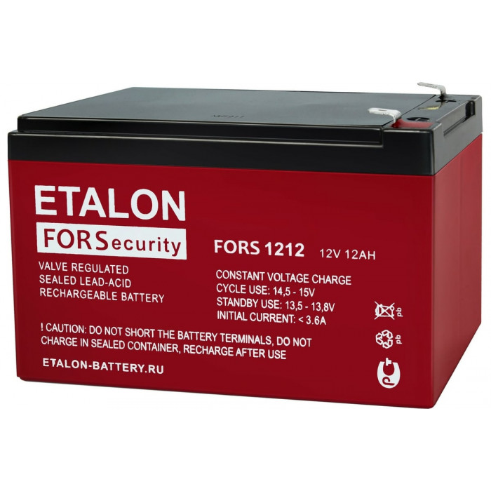 Аккумулятор ETALON FORS 1212 (12V 12 Aч 151x98x101)