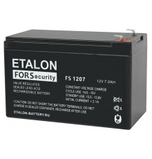 Аккумулятор ETALON FS 1207 (12V 7 Aч 151x65x102)