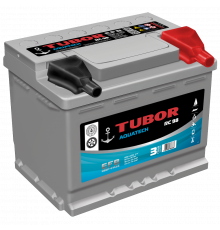Аккумулятор TUBOR AQUATECH 60Ah 600A обр. пол. (242x175x190) 6СТ-60.0 VL