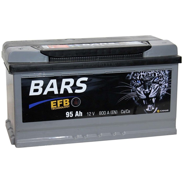 Аккумулятор BARS EFB 95 Ач прям. пол. 800А (353x175x190)