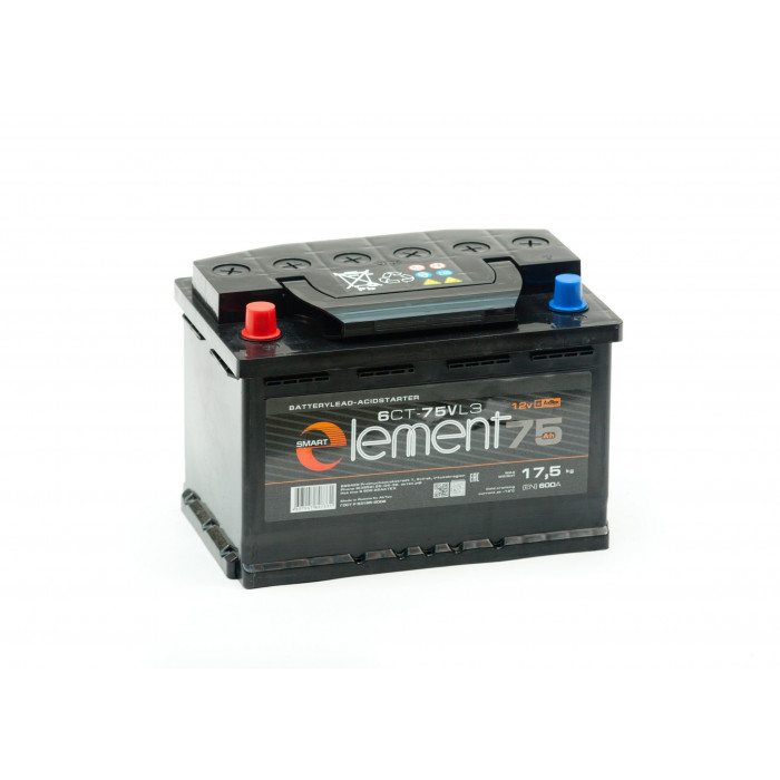 Аккумулятор Smart Element 75L 600A 242x175x190