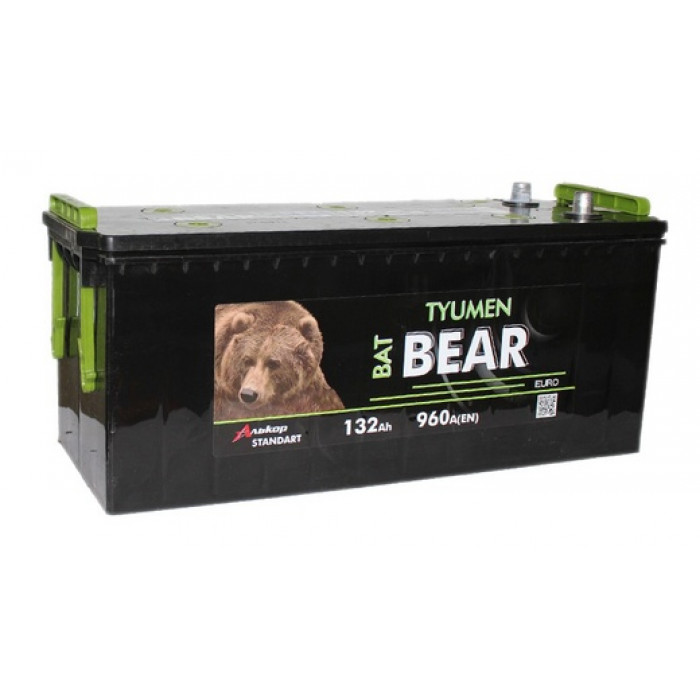 Аккумулятор Tyumen BatBear 132 Ач 980А прям. пол. (513х190х230) ca/ca