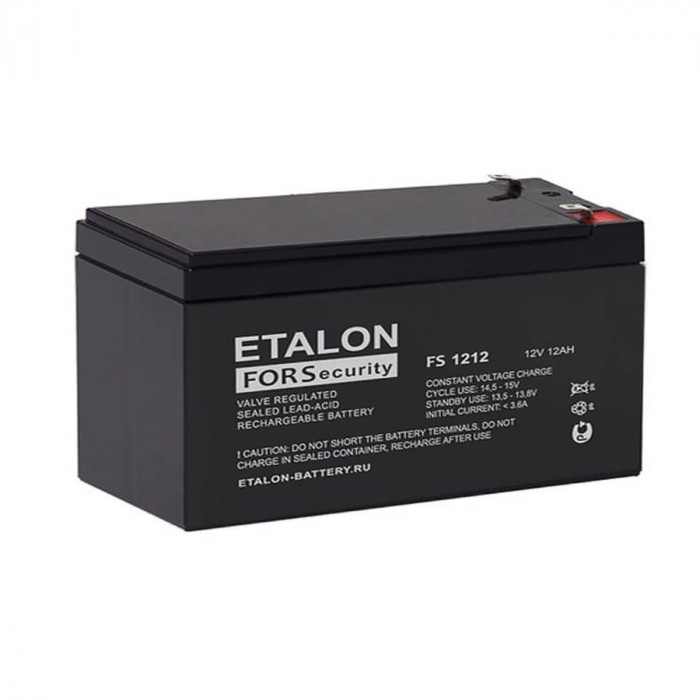 Аккумулятор ETALON FS 1212 (12V 12 Aч 151x98x101)