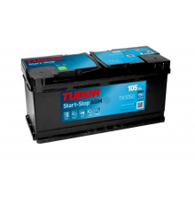 Аккумулятор Tudor Start-Stop AGM 105 Ah 950A (393x175x190) TK1050