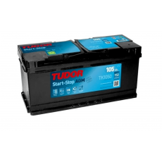 Аккумулятор Tudor Start-Stop AGM 105 Ah 950A (393x175x190) TK1050